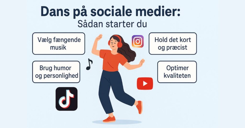 Dans på sociale medier Sådan starter du